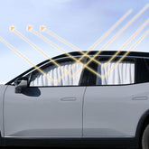 Sidevindu Track Slide Privacy Gardin Solskjerm for Tesla Model 3/Y